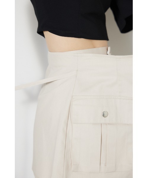 rienda（リエンダ）の「2WAYラップベルトショートパンツ（その他パンツ・レディース・ライトグリーン/アイボリー/ブラック・SMALL/X-SMALL/MEDIUM）」の16枚目の写真