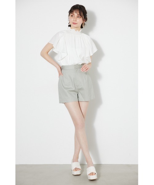 rienda（リエンダ）の「2WAYラップベルトショートパンツ（その他パンツ・レディース・ライトグリーン/アイボリー/ブラック・SMALL/X-SMALL/MEDIUM）」の19枚目の写真