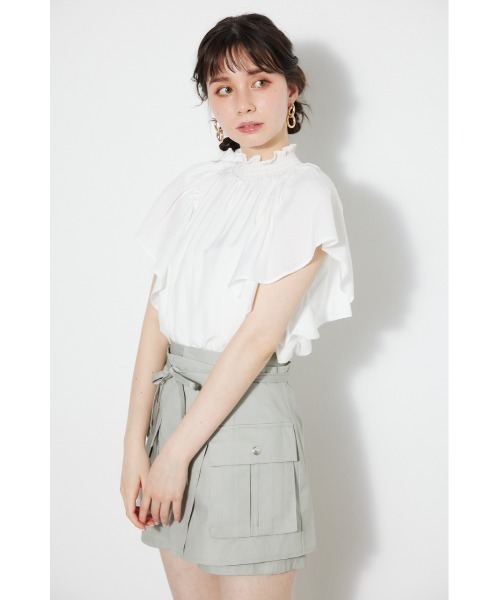 rienda（リエンダ）の「2WAYラップベルトショートパンツ（その他パンツ・レディース・ライトグリーン/アイボリー/ブラック・SMALL/X-SMALL/MEDIUM）」の20枚目の写真