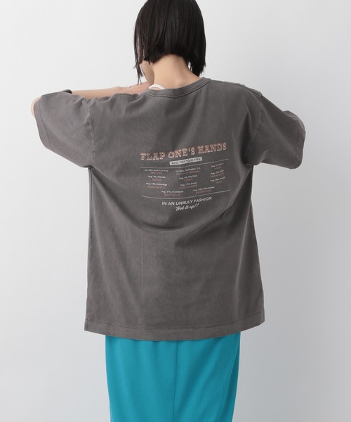 LOWRYS FARM（ローリーズファーム）の「USEDツアーTSS　908136（Tシャツ/カットソー・レディース・ホワイト/チャコールグレー/オフホワイト/イエロー/アイボリー/グレー系その他・FREE）」の16枚目の写真