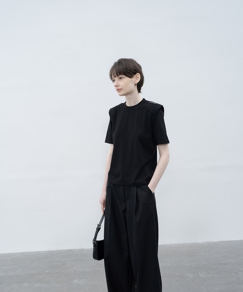 tシャツ ショルダーパッドカットソー レディース 楽天市場】肩パッド（Tシャツ・カットソー｜トップス