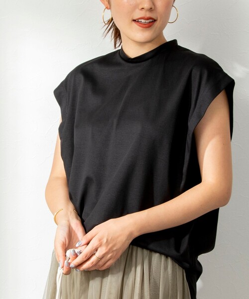NOLLEY'S（ノーリーズ）の「布帛衿プルオーバーカットソー（T