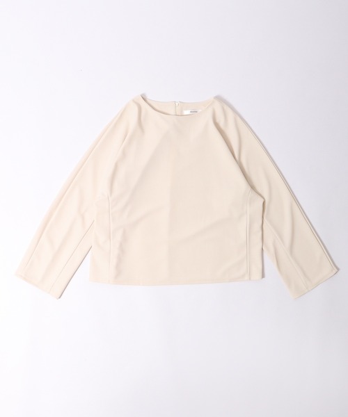 ＆soiree（アンドソワレ）の「&soiree シンプルトップス 長袖（Tシャツ/カットソー・レディース・ブラック/ベージュ・F）」の15枚目の写真
