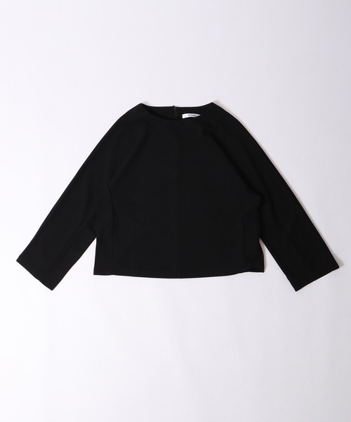 ＆soiree（アンドソワレ）の「&soiree シンプルトップス 長袖（Tシャツ/カットソー・レディース・ブラック/ベージュ・F）」の14枚目の写真