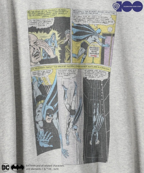 niko and...(ニコアンド)の「【ワーナー・ブラザース】BATMANコラボアソートプリントT(Tシャツ/カットソー・メンズ・ライトグレー/ブラック/オフホワイト/グリーン・MEDIUM/LARGE)」の15枚目の写真