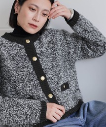 LOWRYS FARM | ツイードカーディガンロングスリーブ　968107(カーディガン/ボレロ)