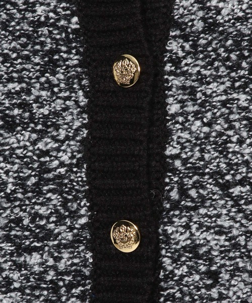 LOWRYS FARM（ローリーズファーム）の「ツイードカーディガンロングスリーブ　968107（カーディガン/ボレロ・レディース・ブラック/パープル/アイボリー・FREE）」の8枚目の写真