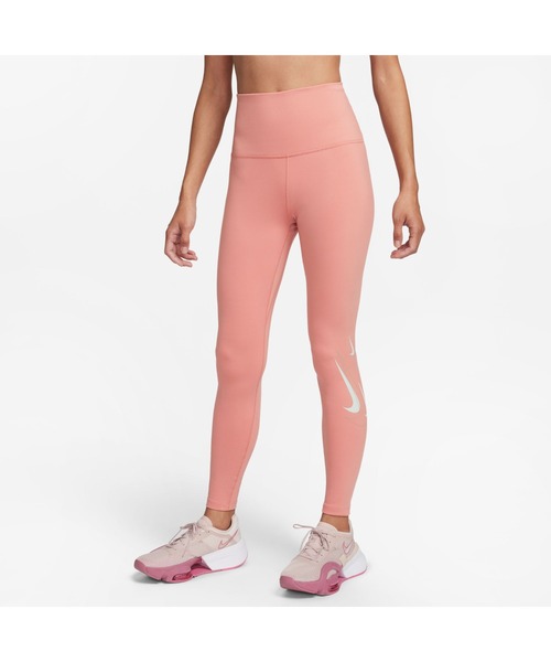 NIKE（ナイキ）の「ナイキ NIKE ナイキ ワン DF HR EHBR タイツ（レギンス/スパッツ・レディース・ブラック/カーキ/スモークピンク・S/M/L）」の3枚目の写真