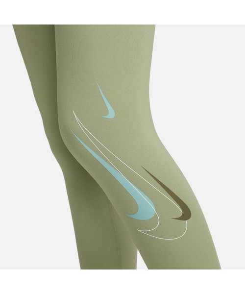 NIKE（ナイキ）の「ナイキ NIKE ナイキ ワン DF HR EHBR タイツ（レギンス/スパッツ・レディース・ブラック/カーキ/スモークピンク・S/M/L）」の5枚目の写真