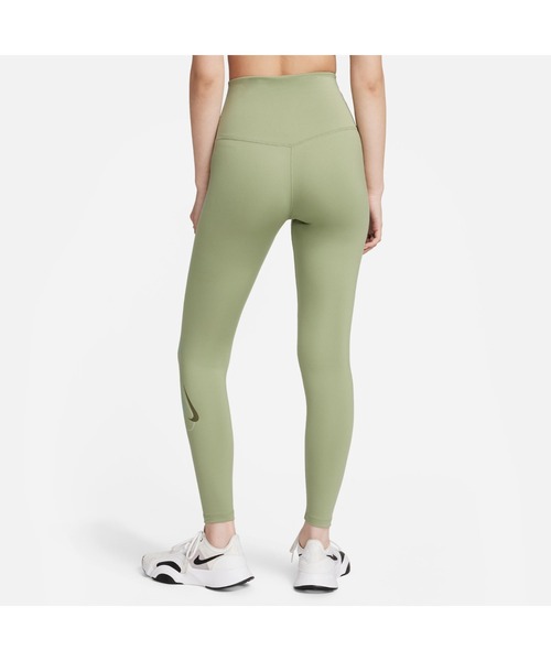 NIKE（ナイキ）の「ナイキ NIKE ナイキ ワン DF HR EHBR タイツ（レギンス/スパッツ・レディース・ブラック/カーキ/スモークピンク・S/M/L）」の6枚目の写真