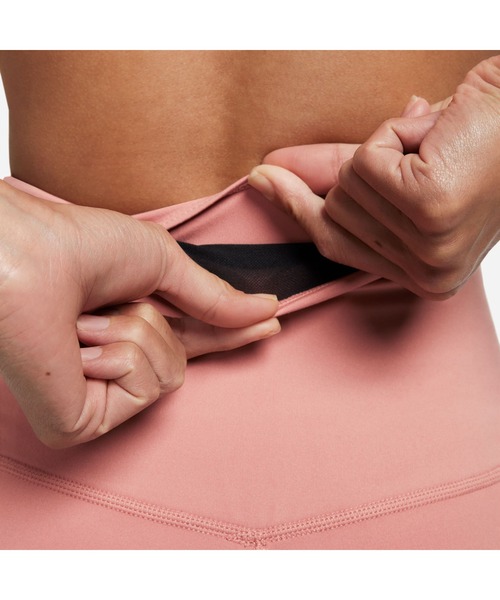 NIKE（ナイキ）の「ナイキ NIKE ナイキ ワン DF HR EHBR タイツ（レギンス/スパッツ・レディース・ブラック/カーキ/スモークピンク・S/M/L）」の9枚目の写真