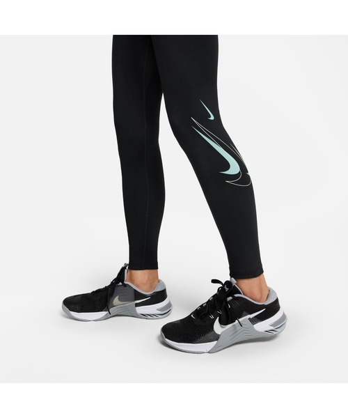 NIKE（ナイキ）の「ナイキ NIKE ナイキ ワン DF HR EHBR タイツ（レギンス/スパッツ・レディース・ブラック/カーキ/スモークピンク・S/M/L）」の11枚目の写真