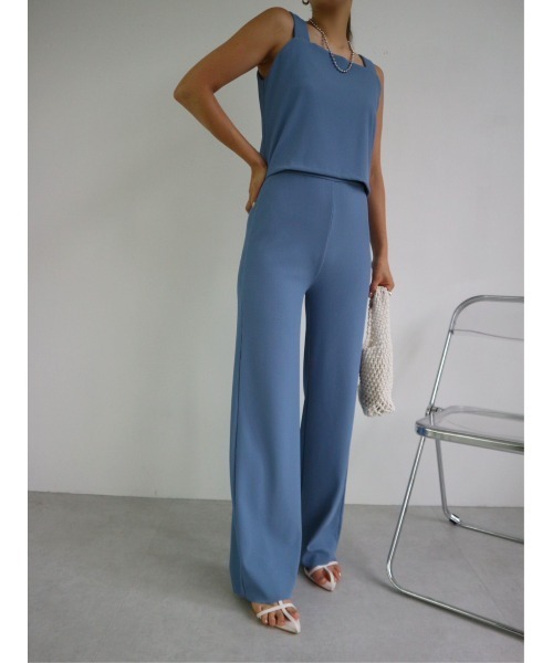 TRUNC（トランクエイティーエイト）の「Smooth Rib Short Tops（キャミソール・レディース・ブラック/ブルー/アイボリー・FREE）」の17枚目の写真