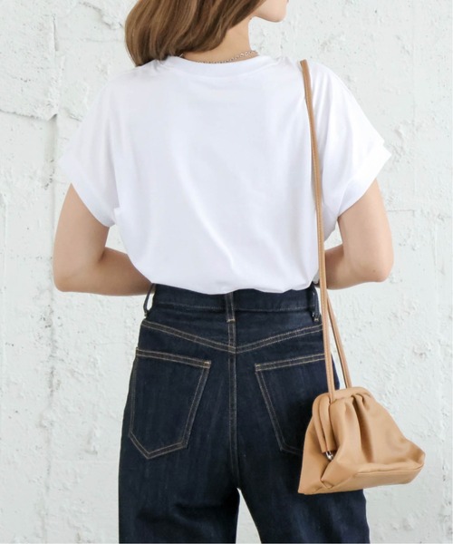 SUGAR BISKET（シュガービスケット）の「シンプル刺繍ロゴＴ（Tシャツ/カットソー・レディース・ミント/ブラック/ライトグレー/ホワイト・フリー）」の16枚目の写真