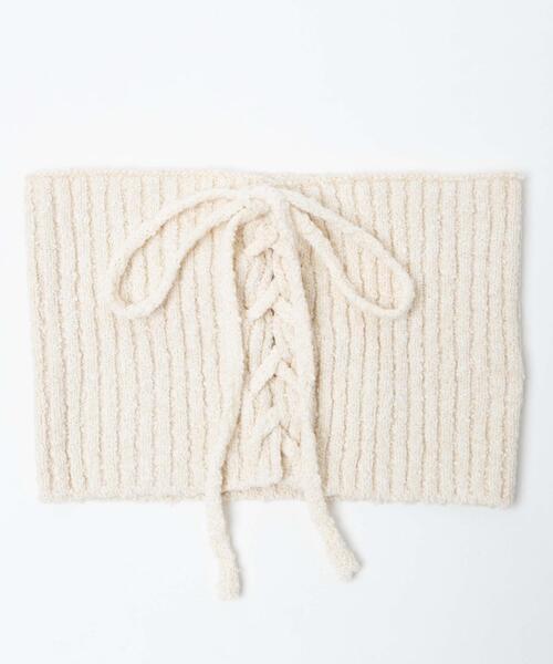 WEGO（ウィゴー）の「WEGO/マルチウェイレースアップベアトップ（チューブトップ・レディース・ブラック/オフホワイト・FREE）」の15枚目の写真