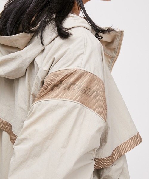 NERGY（ナージー）の「【UV】カラーブロックZIPブルゾン（ブルゾン・レディース・ベージュ/ブラック・FREE）」の6枚目の写真
