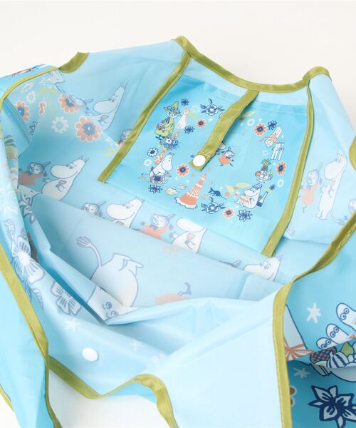 MOOMIN(ムーミン)の「【 MOOMIN 】 くるくるショッピングバッグA(エコバッグ/サブバッグ・レディース・ブルー/レッド/ワインレッド・FREE)」の6枚目の写真