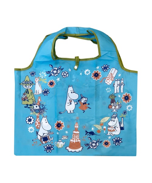 MOOMIN(ムーミン)の「【 MOOMIN 】 くるくるショッピングバッグA(エコバッグ/サブバッグ・レディース・ブルー/レッド/ワインレッド・FREE)」の2枚目の写真