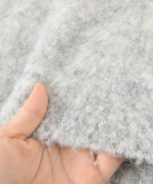 titivate(ティティベイト)の「深Vシャギーニットベスト(ベスト・レディース・モカ/グレー/チャコール・M)」の22枚目の写真