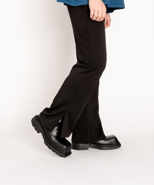 SVEC（シュベック）の「スクエアトゥ レースアップシューズ / タンクソール（ドレスシューズ・メンズ・ブラック・44/43/41/42/40）」の4枚目の写真