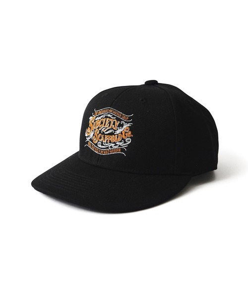 Subciety（サブサエティ）の「SNAP BACK CAP-SCAFFOLD-（キャップ・メンズ・ブラック系その他/ブラック×ブルー・FREE）」の5枚目の写真