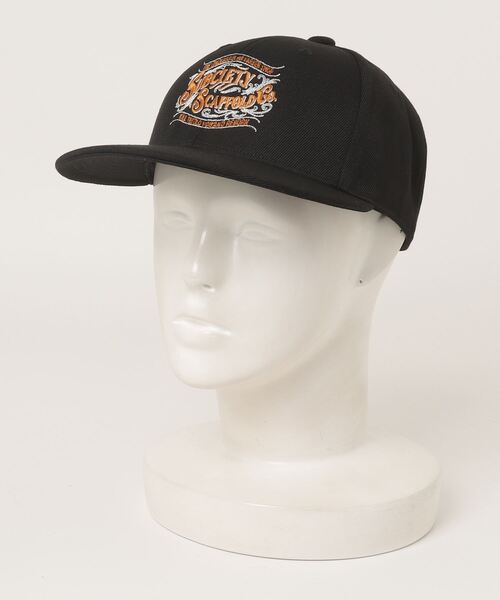 Subciety（サブサエティ）の「SNAP BACK CAP-SCAFFOLD-（キャップ・メンズ・ブラック系その他/ブラック×ブルー・FREE）」の10枚目の写真