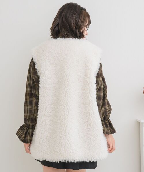 ems excite（エムズエキサイト）の「2wayFファーJK（ブルゾン・レディース・ナチュラル/ブラウン/ブラック・FREE）」の20枚目の写真