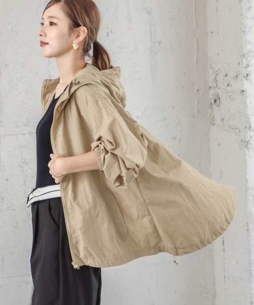 SUGAR BISKET（シュガービスケット）の「マウンテンパーカー（パーカー・レディース・ベージュ/ブラック/グリーン系その他/オリーブ・フリー）」の2枚目の写真