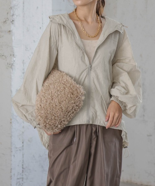 SUGAR BISKET（シュガービスケット）の「マウンテンパーカー（パーカー・レディース・ベージュ/ブラック/グリーン系その他/オリーブ・フリー）」の4枚目の写真