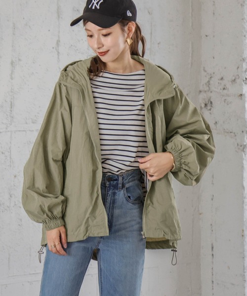 SUGAR BISKET（シュガービスケット）の「マウンテンパーカー（パーカー・レディース・ベージュ/ブラック/グリーン系その他/オリーブ・フリー）」の3枚目の写真