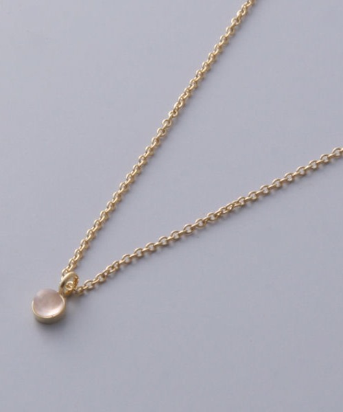 Hawk Company（ホークカンパニー）の「【Hawk Company】パール/天然石（オニキス ローズクォーツ）ネックレス 5390/5393　※（ネックレス・レディース・ホワイト/ピンク/ブラック・FREE）」の3枚目の写真