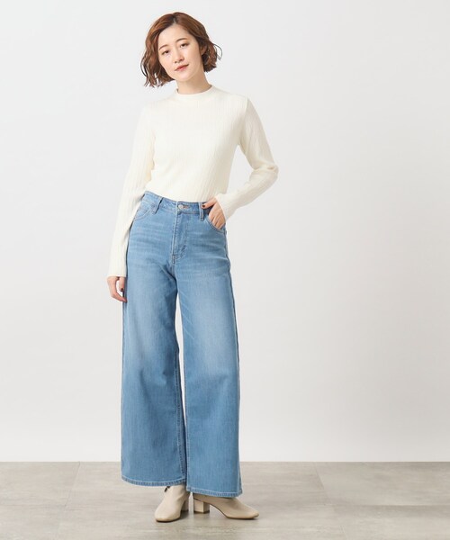 grove(グローブ)の「◆着回し・肌ざわり◎!優秀ジャカードハイネックプルオーバー(ニット/セーター・レディース・オフホワイト/ブラック/ライトグレー/グリーン・02/03/04/01/05)」の19枚目の写真