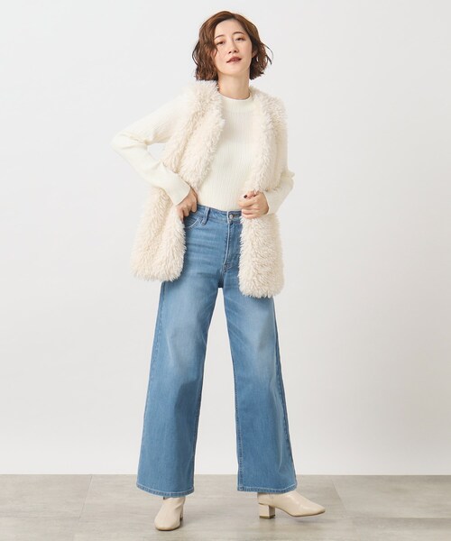 grove(グローブ)の「◆着回し・肌ざわり◎!優秀ジャカードハイネックプルオーバー(ニット/セーター・レディース・オフホワイト/ブラック/ライトグレー/グリーン・02/03/04/01/05)」の20枚目の写真