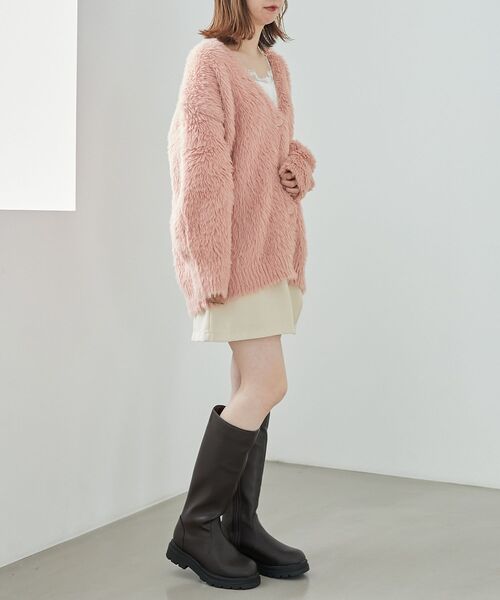 MAJESTIC LEGON（マジェスティックレゴン）の「【WEB限定アイテム】ボリュームソールロングブーツ（ブーツ・レディース・ブラック/ブラウン・MEDIUM/LARGE/SMALL）」の9枚目の写真