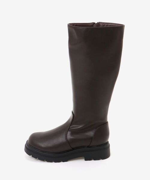 MAJESTIC LEGON（マジェスティックレゴン）の「【WEB限定アイテム】ボリュームソールロングブーツ（ブーツ・レディース・ブラック/ブラウン・MEDIUM/LARGE/SMALL）」の15枚目の写真