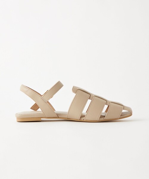 green label relaxing(グリーンレーベルリラクシング)の「スクエアグルカ フラット サンダル(サンダル・レディース・ホワイト/ブラック/ベージュ/オレンジ・S/M/L/XL/XS)」の12枚目の写真