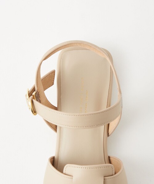 green label relaxing(グリーンレーベルリラクシング)の「スクエアグルカ フラット サンダル(サンダル・レディース・ホワイト/ブラック/ベージュ/オレンジ・S/M/L/XL/XS)」の15枚目の写真