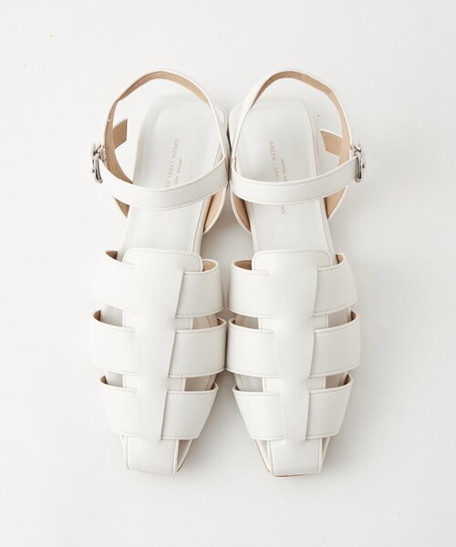 green label relaxing(グリーンレーベルリラクシング)の「スクエアグルカ フラット サンダル(サンダル・レディース・ホワイト/ブラック/ベージュ/オレンジ・S/M/L/XL/XS)」の19枚目の写真