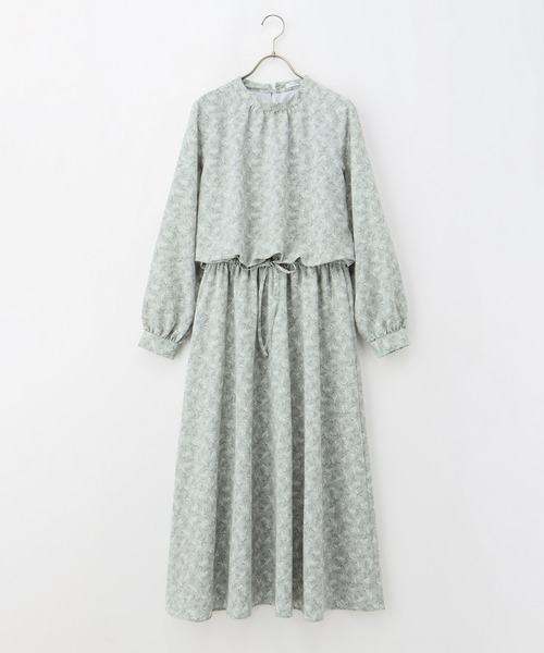 Honeys(ハニーズ)の「ハイネックワンピース(ワンピース・レディース・グリーン系その他/ネイビー系/ホワイト×グレー/ブラック/イエロー系その他・3L/LL/S/L/M)」の20枚目の写真