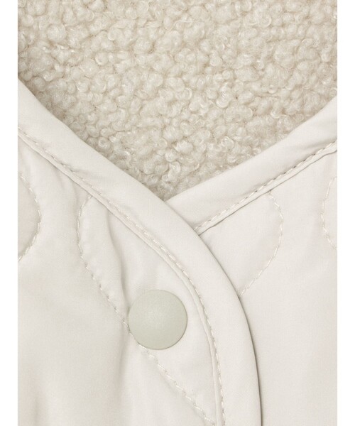 MidiUmi(ミディウミ)の「MidiUmi キルティングリバーシブルコート(ノーカラーコート・レディース・チャコールグレー/ブラック/ベージュ・FREE)」の19枚目の写真