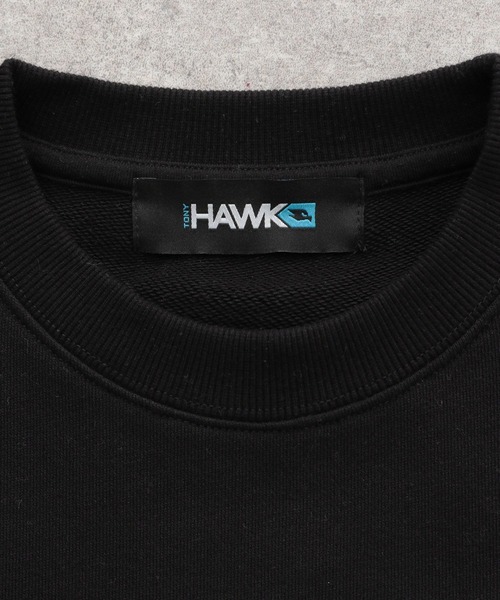 RAGEBLUE(レイジブルー)の「【TONYHAWK/トニーホーク】サークルロゴ/バックプリント裏毛ルーズスウェット(スウェット・メンズ・ホワイト/ブラック/グレー系その他/ダークグリーン・LARGE/MEDIUM)」の22枚目の写真