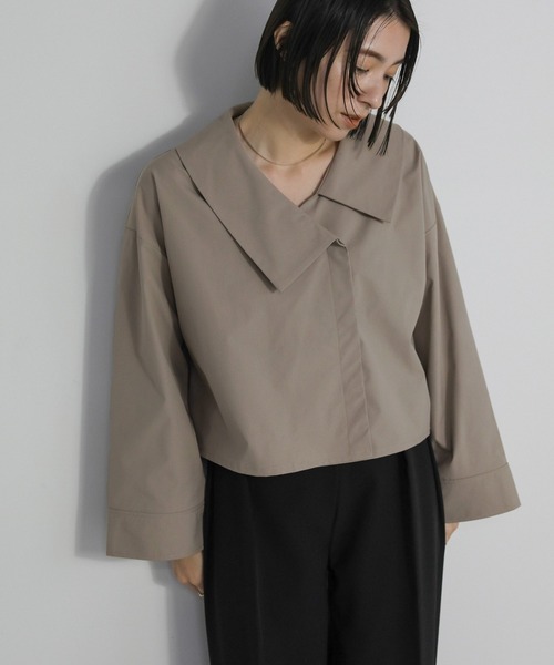 アシメカラーショートブラウス（シャツ/ブラウス）｜select MOCA