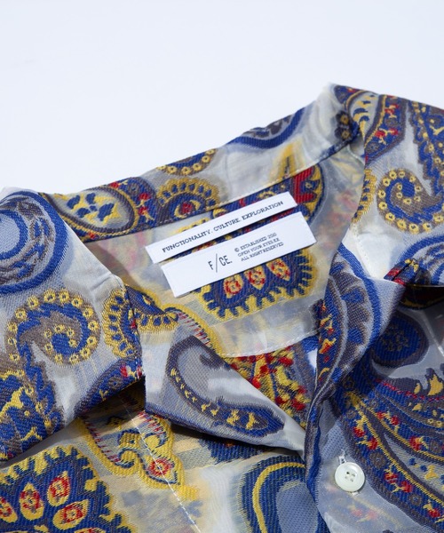 F/CE. （エフシーイー）の「F/CE. PAISLEY JACQUARD SHIRT / エフシーイー ペイズリー ジャカード シャツ（シャツ/ブラウス・メンズ・ブルー・MEDIUM/SMALL）」の3枚目の写真