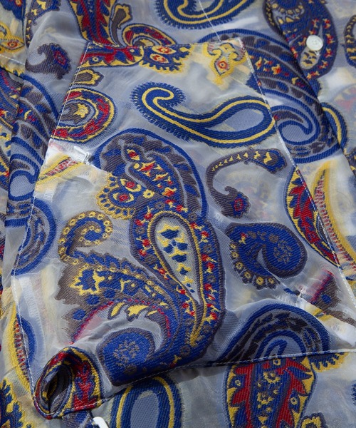 F/CE. （エフシーイー）の「F/CE. PAISLEY JACQUARD SHIRT / エフシーイー ペイズリー ジャカード シャツ（シャツ/ブラウス・メンズ・ブルー・MEDIUM/SMALL）」の7枚目の写真