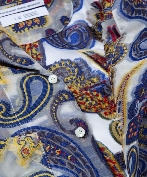 F/CE. （エフシーイー）の「F/CE. PAISLEY JACQUARD SHIRT / エフシーイー ペイズリー ジャカード シャツ（シャツ/ブラウス・メンズ・ブルー・MEDIUM/SMALL）」の5枚目の写真