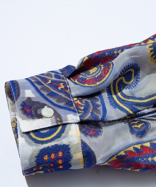 F/CE. （エフシーイー）の「F/CE. PAISLEY JACQUARD SHIRT / エフシーイー ペイズリー ジャカード シャツ（シャツ/ブラウス・メンズ・ブルー・MEDIUM/SMALL）」の13枚目の写真