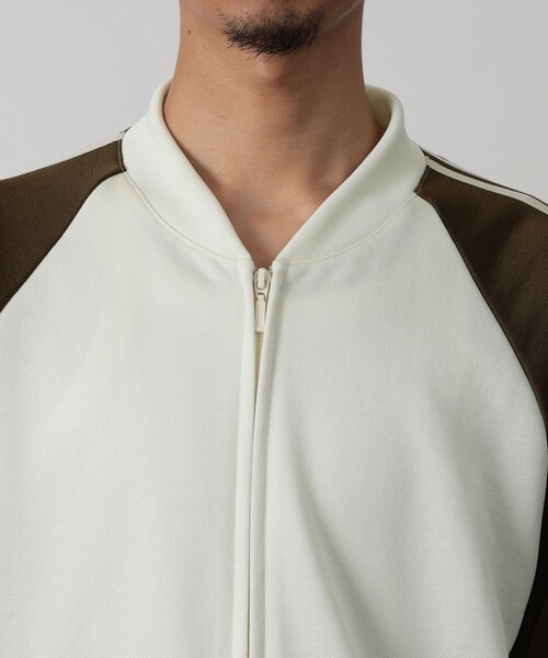 International Gallery BEAMS(インターナショナルギャラリービームス)の「IG / ジャージ トラックトップ(スウェット・メンズ・オフホワイト・SMALL)」の12枚目の写真