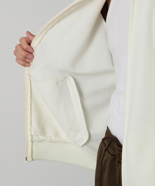 International Gallery BEAMS(インターナショナルギャラリービームス)の「IG / ジャージ トラックトップ(スウェット・メンズ・オフホワイト・SMALL)」の15枚目の写真