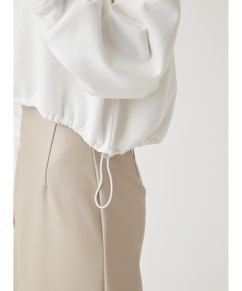 エミ ラメ裏毛クロップドプルオーバー emmi emmi（エミ）の「【emmi atelier】ラメ裏毛クロップドプル