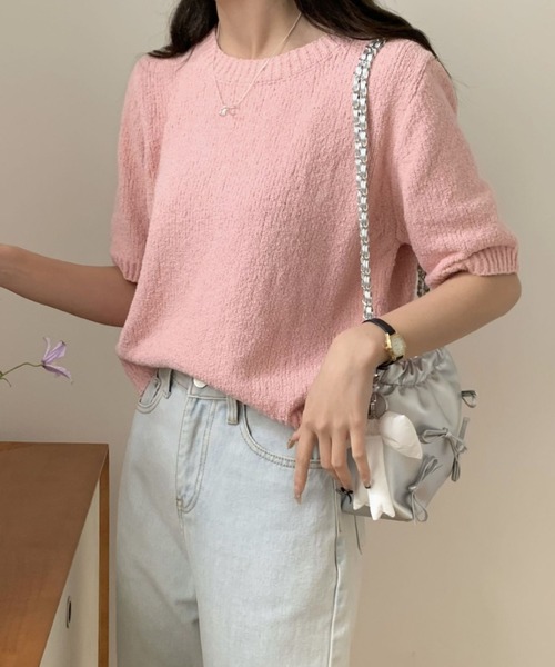 LAC-VERT（ラック・ヴェール）の「ミニリボンチェーンハンドバッグ（ハンドバッグ・レディース・シルバー/ホワイト/ピンク/ブラック・FREE）」の11枚目の写真